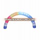 colorful inflatable christmas arch, event archway