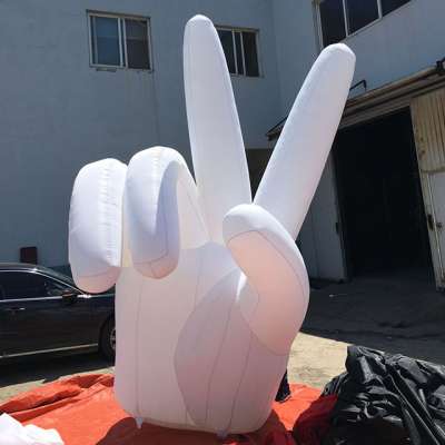 Advertising big inflatable hand model for event