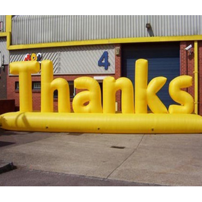 Custom color giant inflatable letters for outdoor event